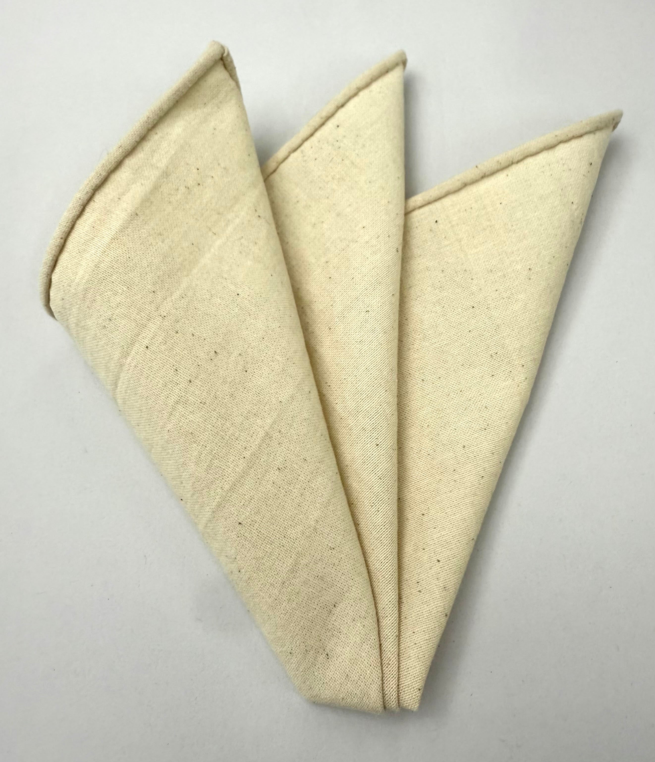 Off-White Doi Tao Thai Cotton Pocket Square THCP-2