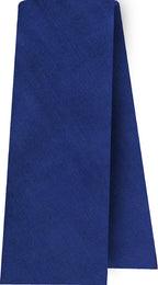 Dark Blue Shot Thai Silk Scarf Single Layer With Rolled Edges #12