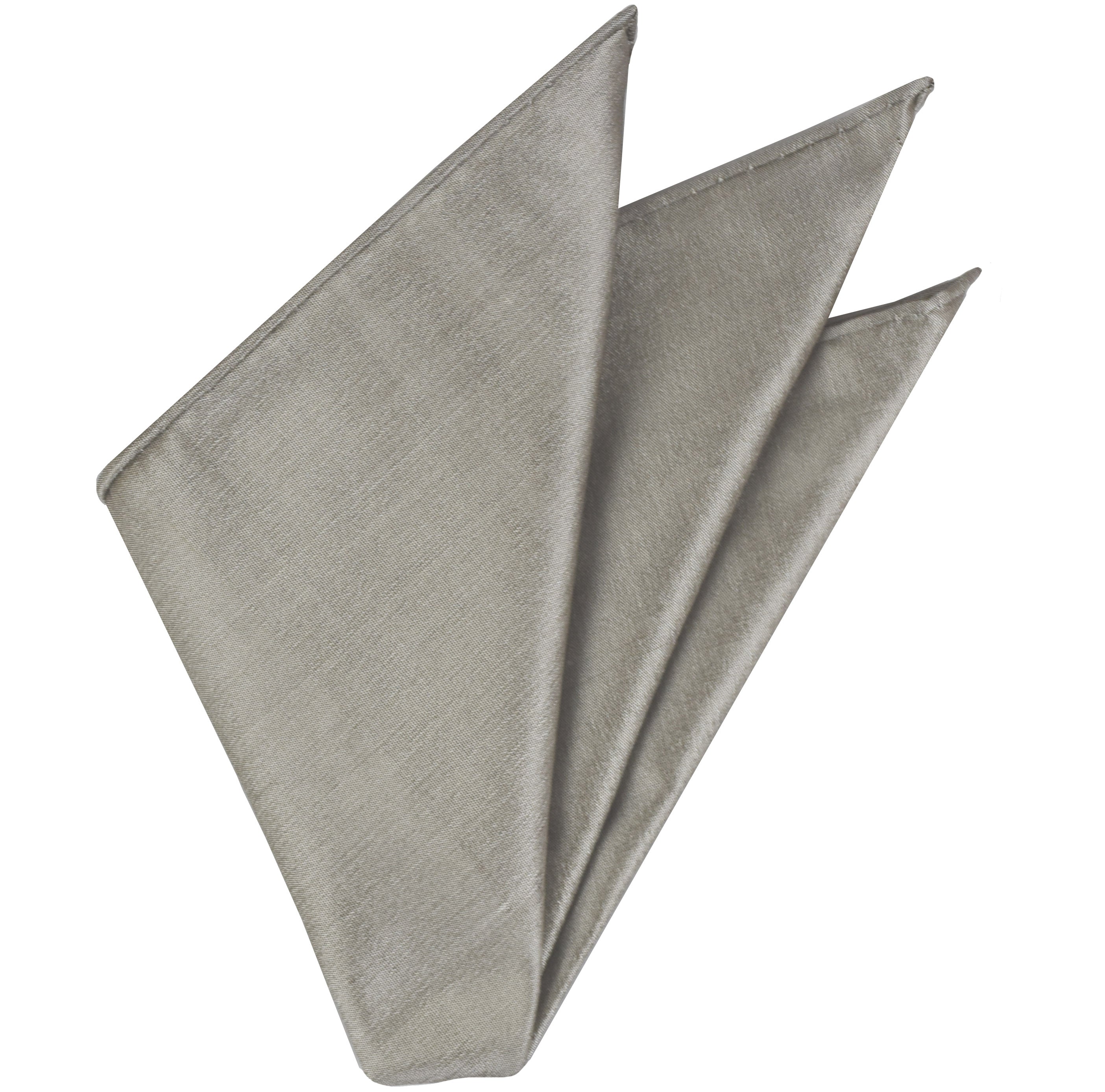 {[en]:Charcoal Gray Shot Thai Silk Pocket Square
