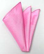 Sweet Pink Shot Thai Silk Pocket Square 25