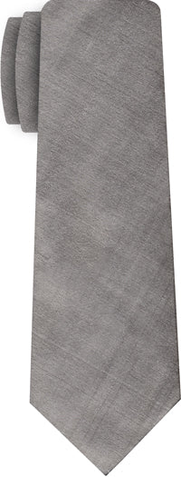 {[en]:Silver Gray Shot Thai Silk Tie