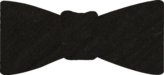 {[en]:Black Thai Rough Silk Tie