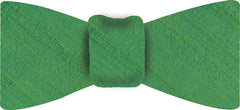 {[en]:Lime Green Thai Rough Silk Bow Tie