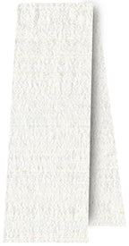 {[en]:Natural White Large Slubs Rough Thai Silk Scarf