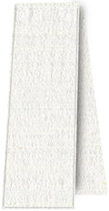 {[en]:Natural White Large Slubs Rough Thai Silk Scarf