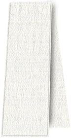 {[en]:Natural White Large Slubs Rough Thai Silk Scarf