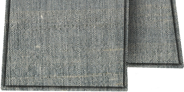 {[en]:Medium Charcoal Gray Thai Rough Silk Scarf