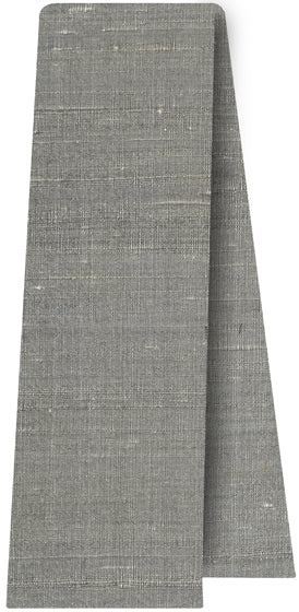 {[en]:Gray Thai Rough Silk Tie Scarf