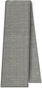 {[en]:Gray Thai Rough Silk Tie Scarf