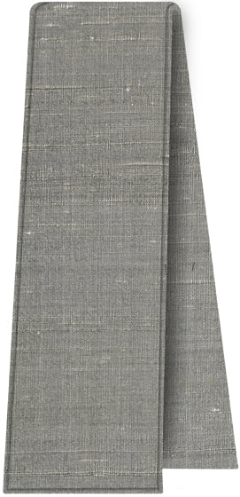 {[en]:Gray Thai Rough Silk Tie Scarf