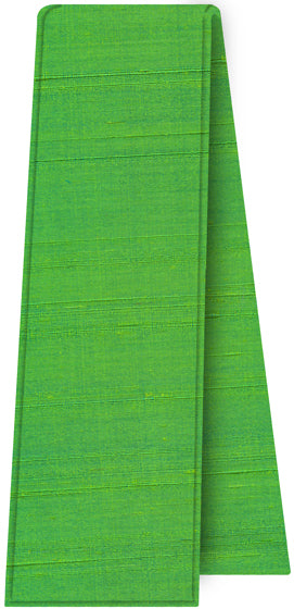 {[en]:Lime Green Thai Rough Silk Tie Scarf