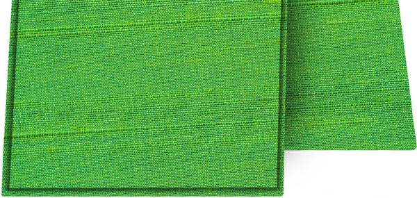 {[en]:Lime Green Thai Rough Silk Tie Scarf