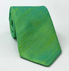 Lime Green Thai Rough Silk Tie THRT-4