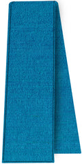 {[en]:Ocean Blue Thai Rough Silk Scarf