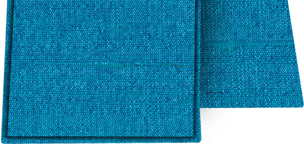 {[en]:Ocean Blue Thai Rough Silk Scarf