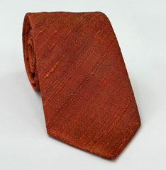 Red Thai Rough Silk Tie THRT-7
