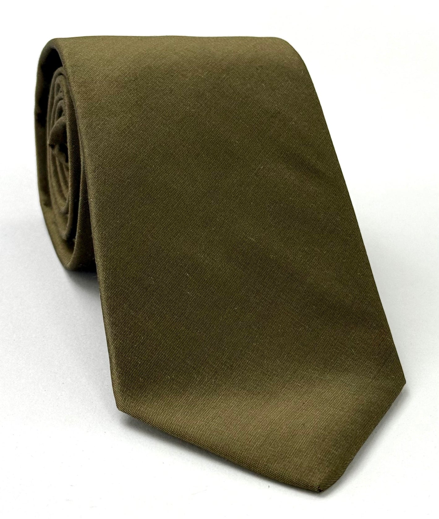 Olive Shot Thai Silk Tie THT-14