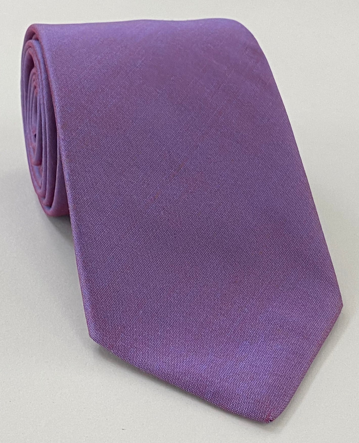 Bluish Red Shot Thai Silk Tie THT-3