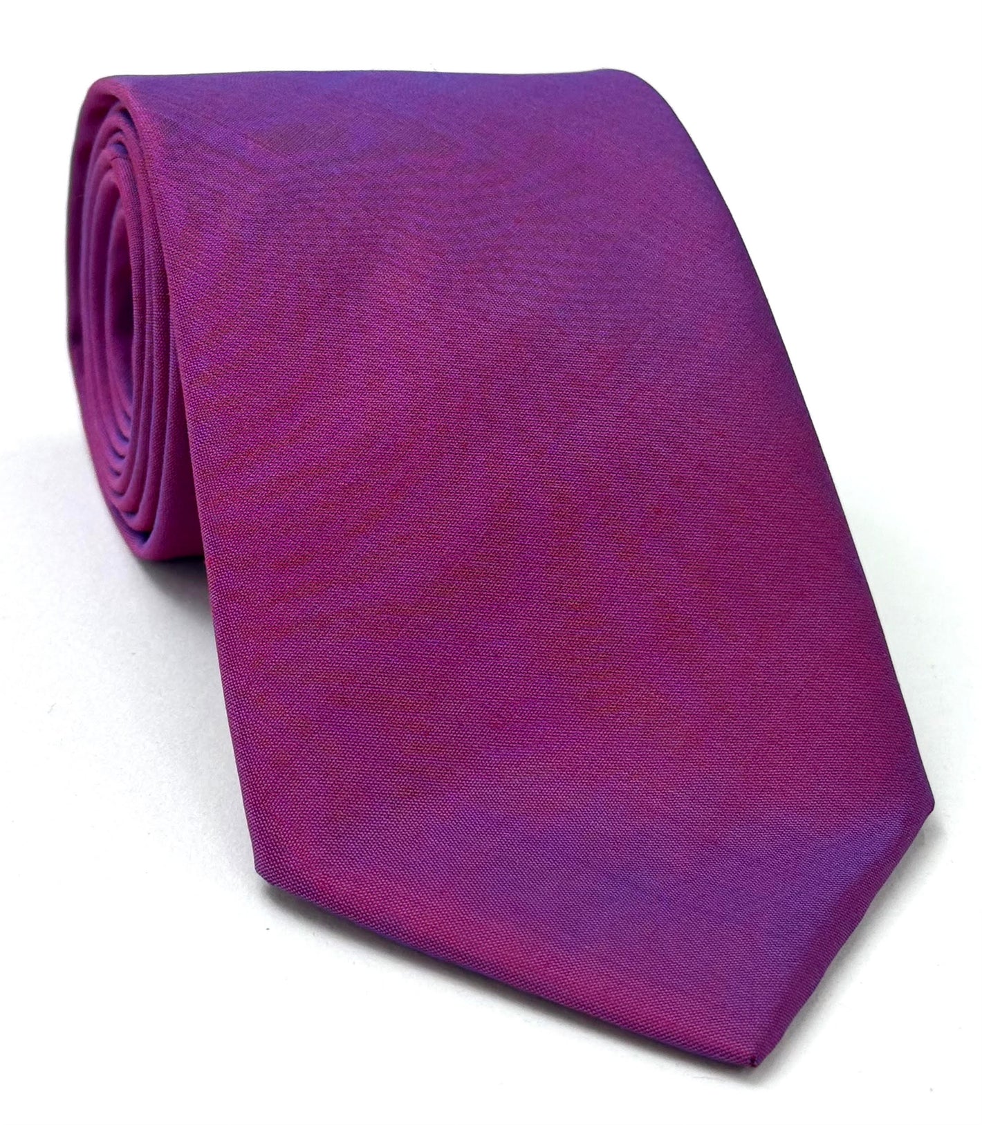 Sky Blue/Red Shot Thai Silk Tie THT-30