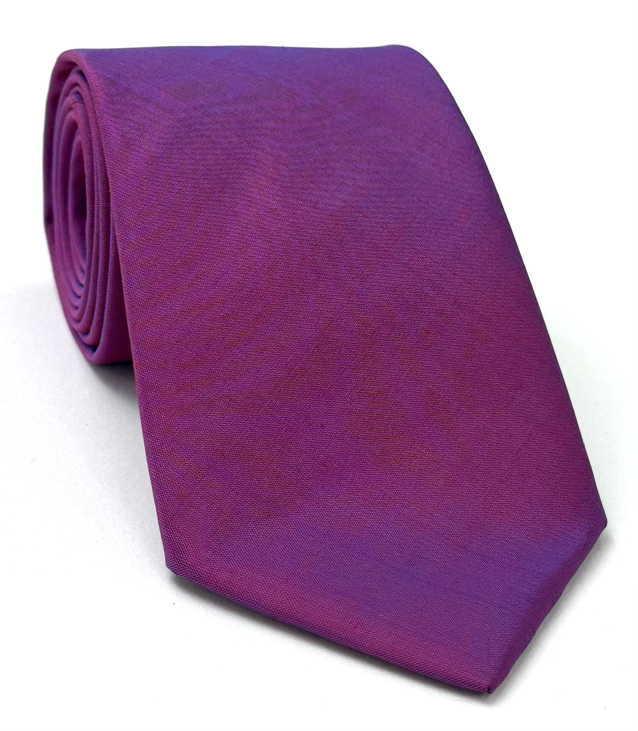 Sky Blue/Red Shot Thai Silk Tie THT-30