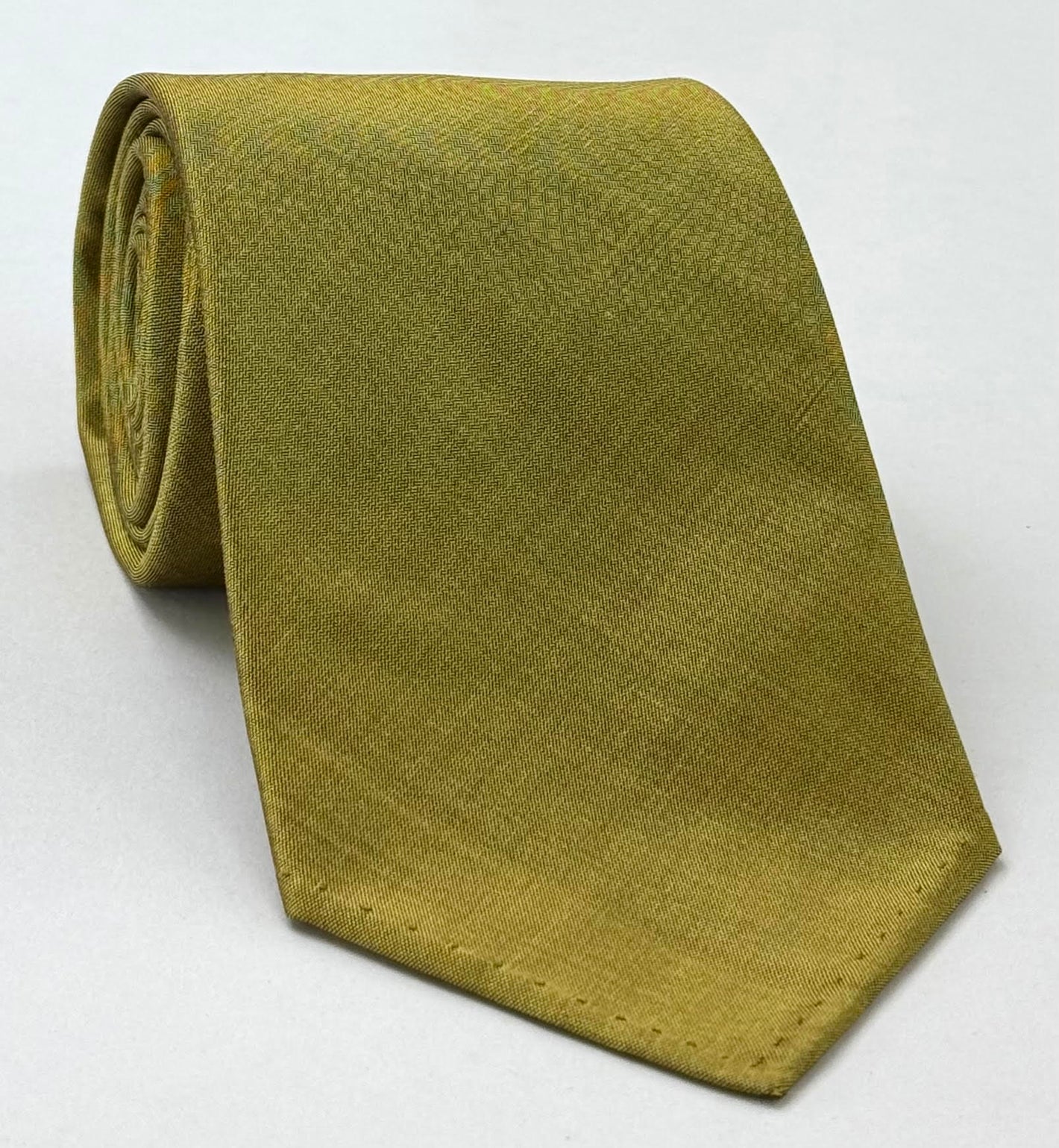 Golden Green Shot Thai Silk Tie THT-32