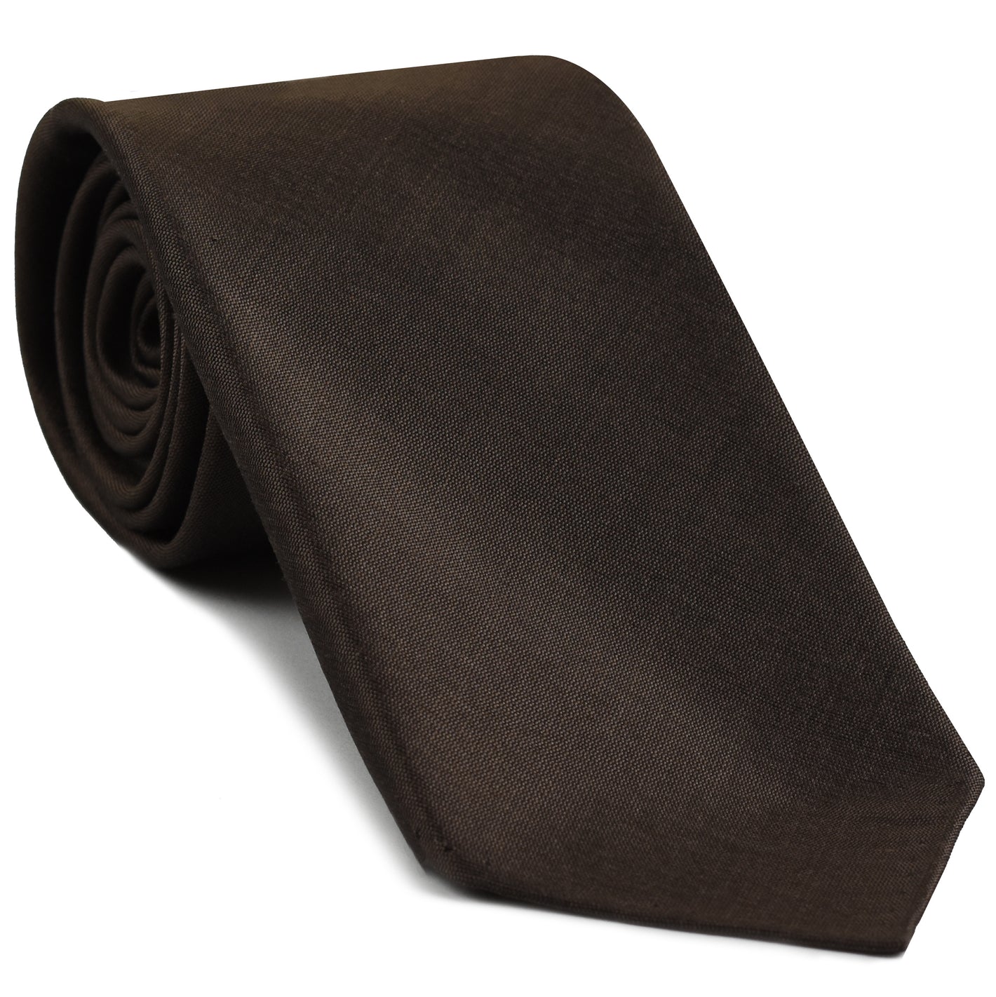 {[en]:Dark Chocolate Shot Thai Silk Tie