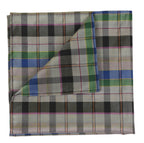 Thai Plaid Silk Pocket Square #12