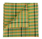 Thai Plaid Silk Pocket Square #17