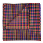 Thai Plaid Silk Pocket Square #3