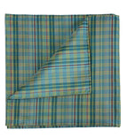 Sangdao Plaid Thai Silk Pocket Square