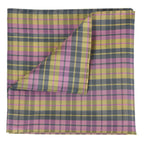 Sangdao Plaid Thai Silk Pocket Square