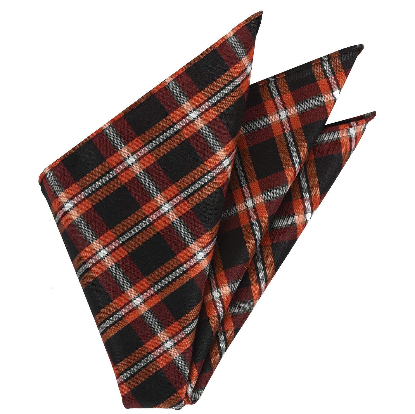 Sangdao Plaid Thai Silk Pocket Square