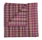 {[en]:Plaid Thai Silk Pocket Square