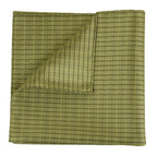 {[en]:Plaid Thai Silk Pocket Square