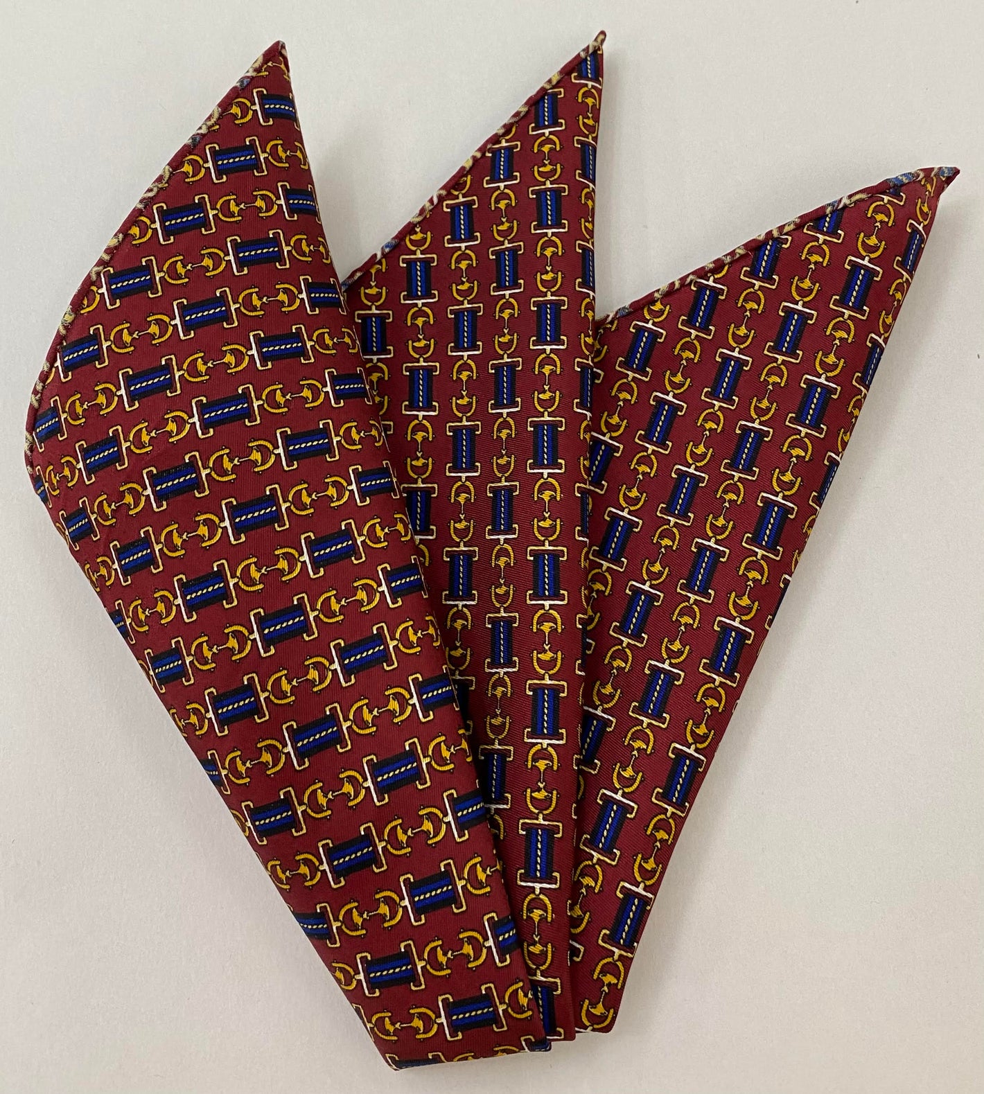 Thai Printed Silk Pocket Square TRPS-72
