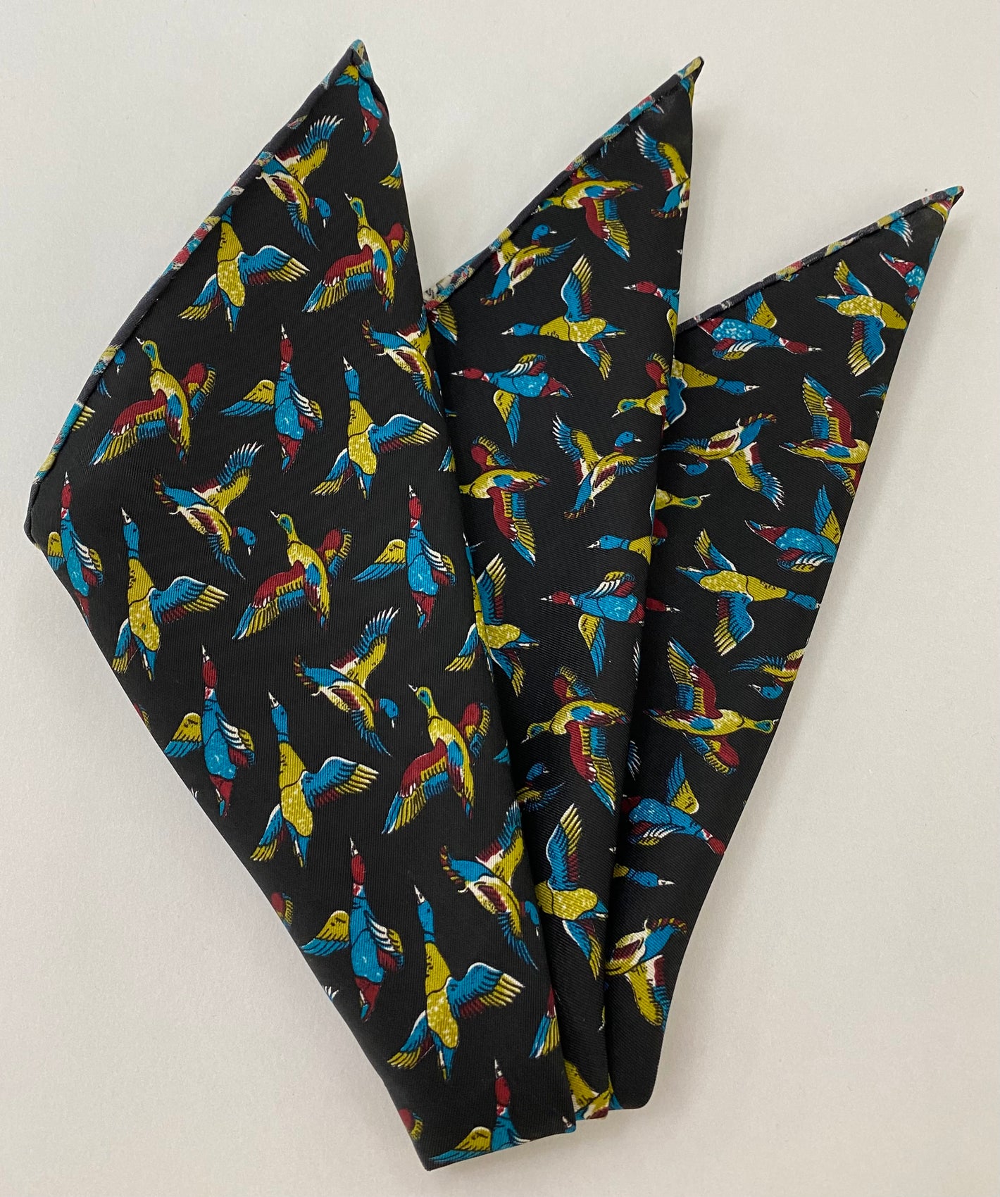 Thai Printed Silk Pocket Square 74