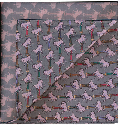 Sangdao Printed Thai Silk Pocket Square