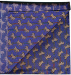 Sangdao Printed Thai Silk Pocket Square