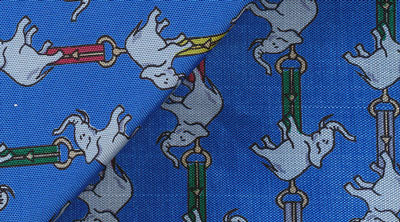 Sangdao Printed Thai Silk Pocket Square