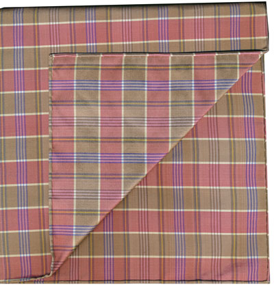 Sangdao Plaid Thai Silk Pocket Square