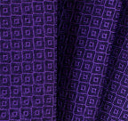 {[en]:Purple Brocade Cotton Pocket Square