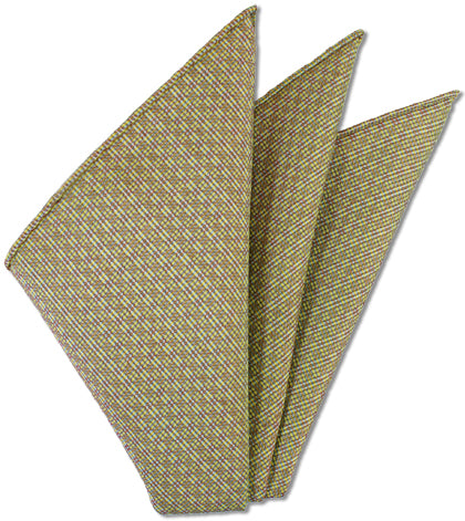 {[en]:Thai Brocade Silk Pocket Square
