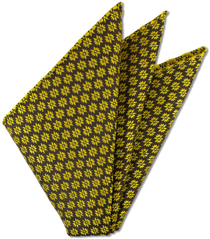 {[en]:Thai Brocade Silk Pocket Square