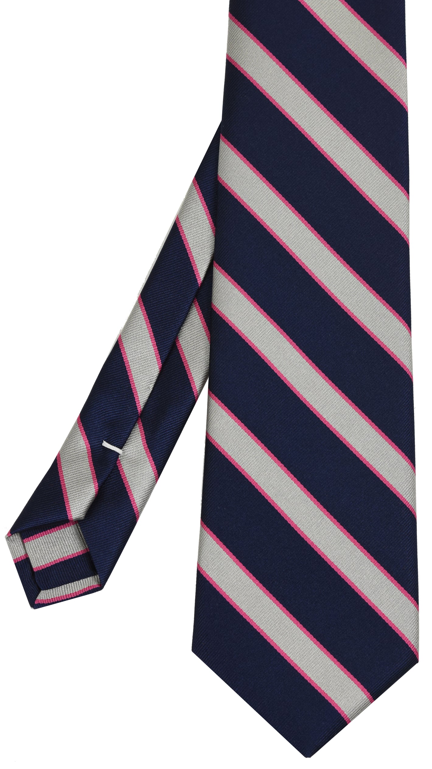 {[en]:Pembroke College Oxford Stripe Silk Tie