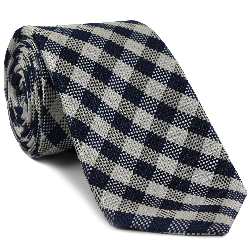 {[en]:Christ Church Duster Oxford Plaid Silk Tie