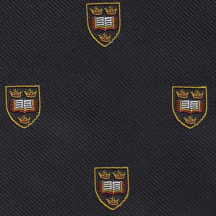 {[en]:Oxford University Crest Silk Pocket Square