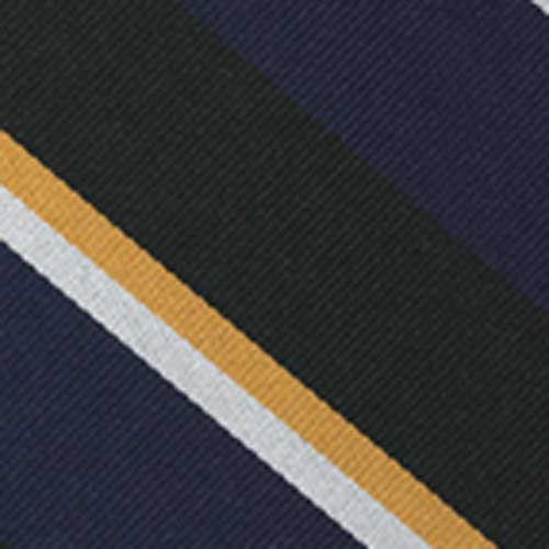 {[en]:St Hugh College Oxford Stripe Silk Pocket Square