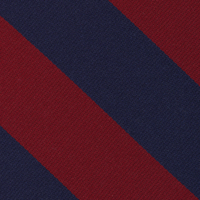 {[en]:Sidney Sussex College Cambridge Stripe Silk Pocket Square