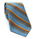 Gray ,Yellow ,Red on Light Blue University of St Andrews Silk Tie UKU-44