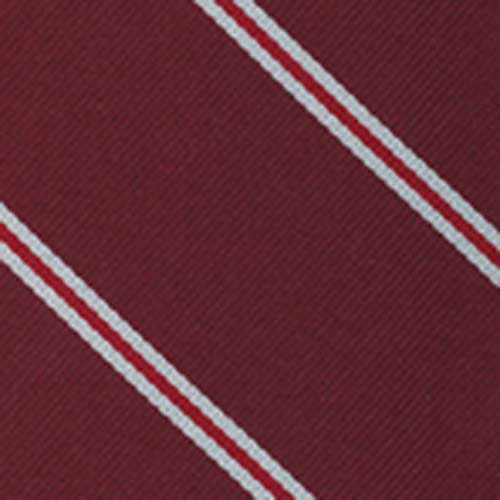 {[en]:Hertford College Oxford Stripe Silk Pocket Square